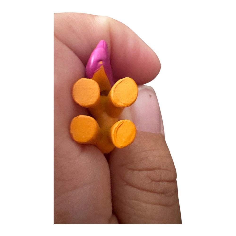 My Little Pony G3 Scootaloo Mini Figure Orange Pink Pegasus Hasbro 2" Toy - Picture 6 of 9